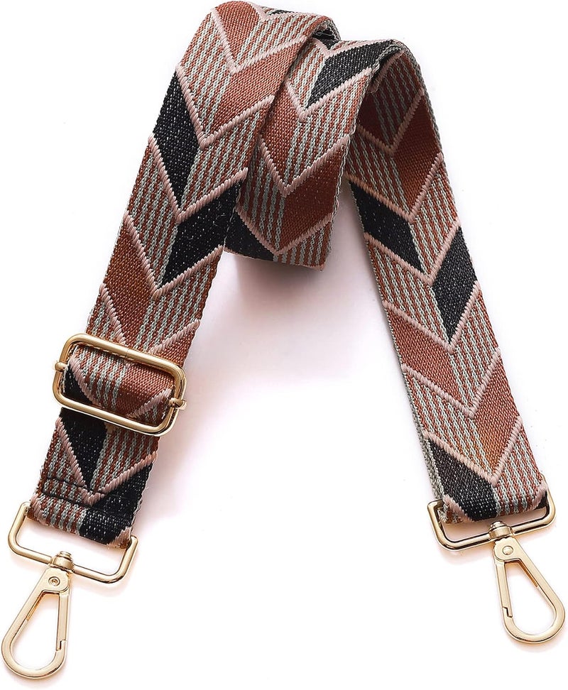 S-Jacorry Purse Strap Replacement Crossbody Wide Shoulder Strap Adjustable Canvas Straps Handbag Strap Replacement Belts - Image 1